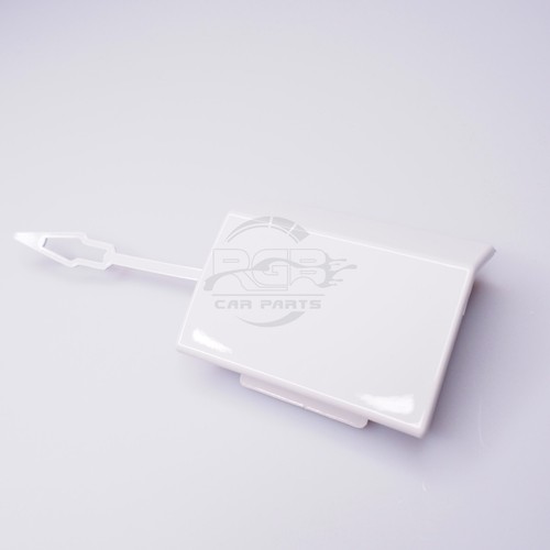Tapa de gancho de remolque para parachoques trasero para BMW X5 G05 SE Alpine blanco 300 - Imagen 4 de 5
