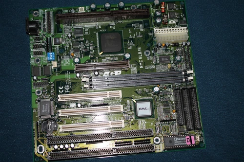 NMC 6LB-B Intel Pentium II Slot 1 AT Mainboard / AGP IDE SDRam PCI ISA Bios 17/6