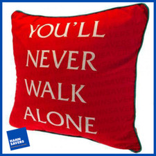 Image of Liverpool FC Vibrant Red Cushion YNWA 35CM X 35CM Official Merchandise NEW UK
