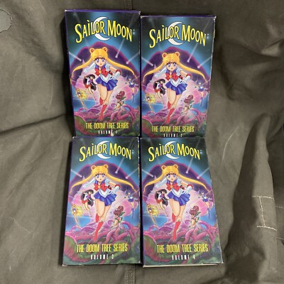 Sailor Moon: The Doom Tree Series - Four Volume Box Set (VHS, 1995 