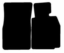 Tailored For BMW Z4 Coupe E86 2006-2008 Black Premier Car Mats Autostyle