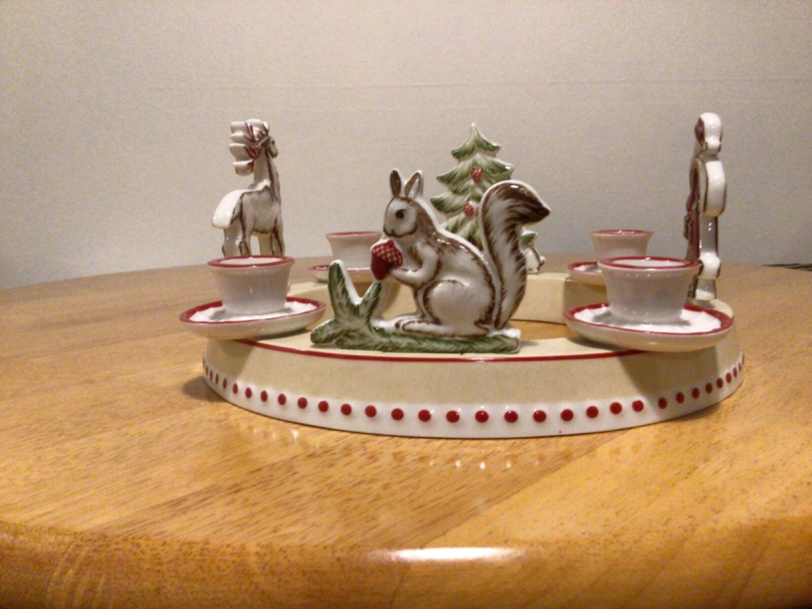 Villeroy & Boch Classic Christmas Table Centrepiece Ceramic Candle