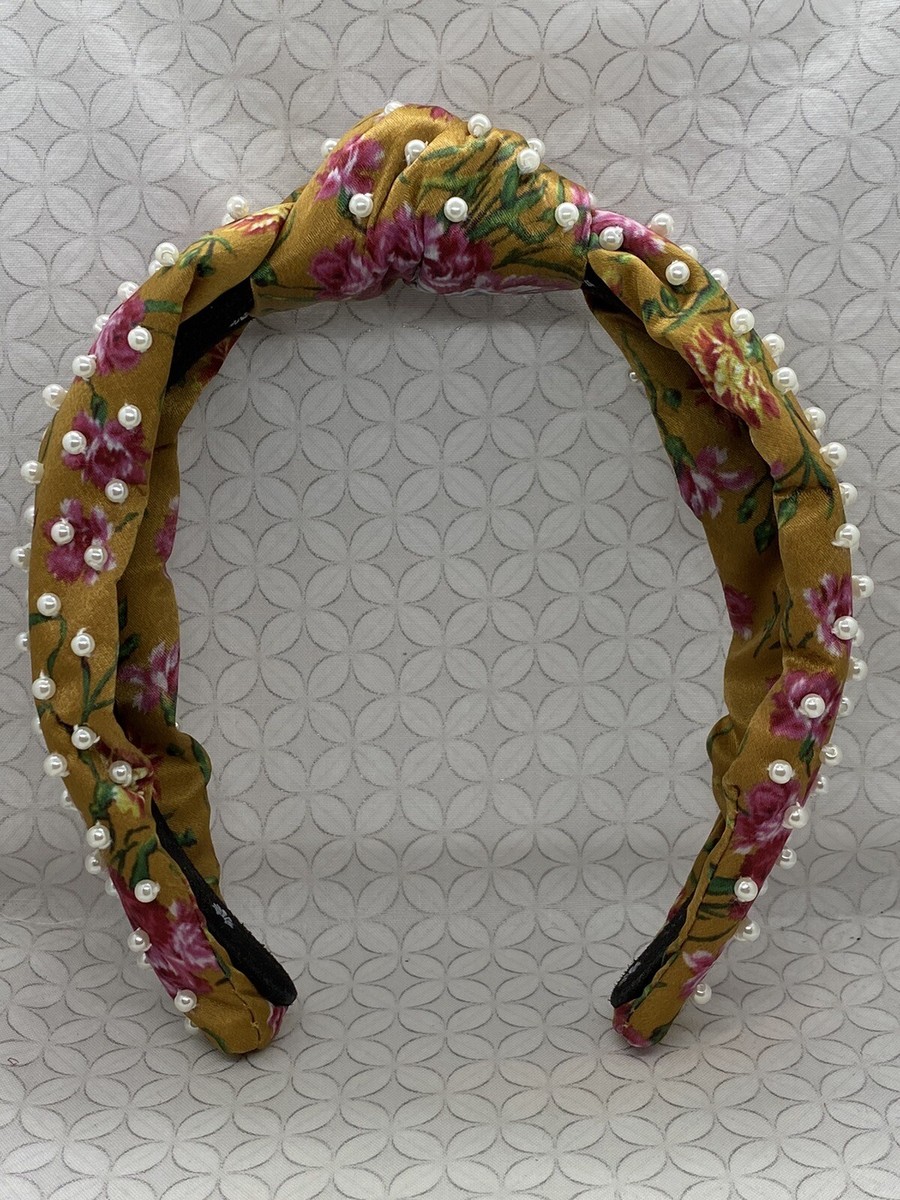 Lele Sadoughi x Loveshackfancy Mini Pearl Knotted Headband -NWT Lele Sadoughi Loveshackfancy Mini Pearl Knotted Heabdand  main image 2