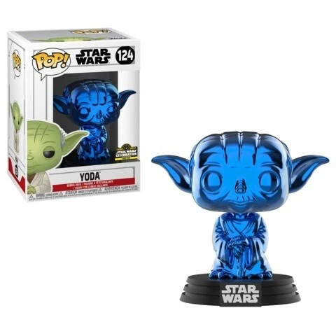 Star wars blue chrome funko pop top