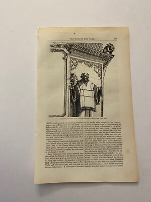 Durer's Triumphal Arch Commissioned Holy Roman Emperor Maximilian c. 1872 Print