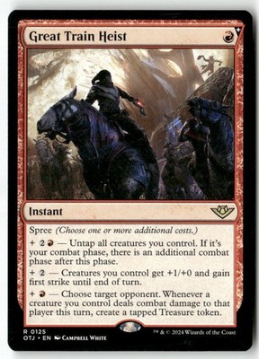 MTG Great Train Heist Outlaws of Thunder Junction LP Magic The Gathering