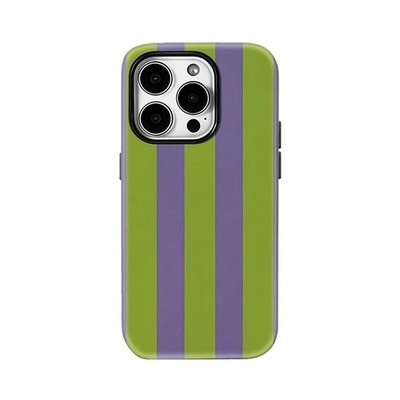 Vibrant Striped Case for Apple iPhone 17 16 15 14 13 12 11 Pro Max Plus Air