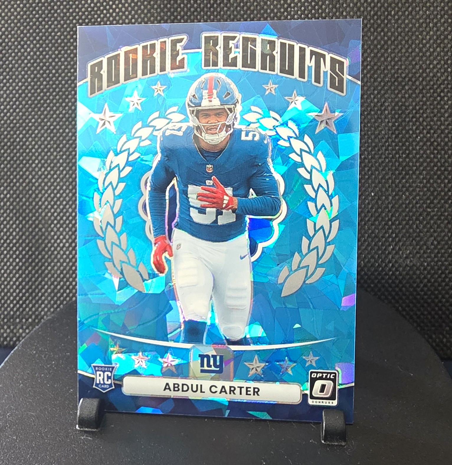 Panini 2025 Donruss Optic Rookie Recruits Abdul Carter #7 Ice Prizm /55