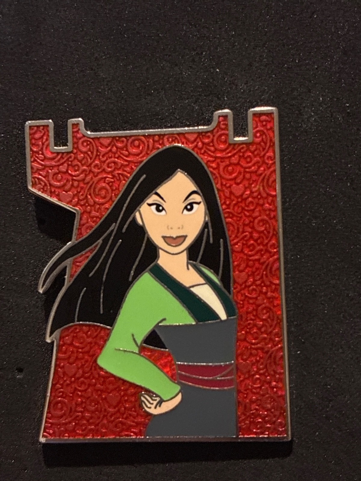 2022 New Disney Booster Pin Princess Castle Puzzle Piece Mulan