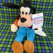 NEW The Disney Store Mini Bean Bag Goofy Plush Stuffed Toy