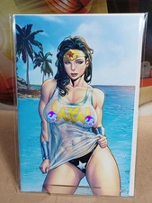 8/15 Soaked Iago Maia Wonder Woman Wet Topless Virgin Faro’s Lounge Totally Rad