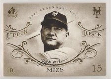 2005 SP Legendary Cuts Johnny Mize #43 HOF 0w7
