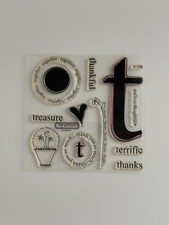 CTMH Close To My Heart My Acrylix Stamp set Storage Envelope - B1244 SOLO T