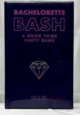Bachelorette Bash A Bride Tribe Party Game Lulu & You New Sealed 21+ Adult Game