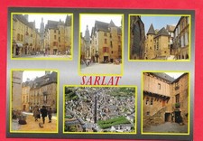 1 CPSM SARLAT (24) Cité Médiévale et capitale du Périgord Noir 6 vues