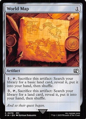 World Map 270 Final Fantasy Magic the Gathering