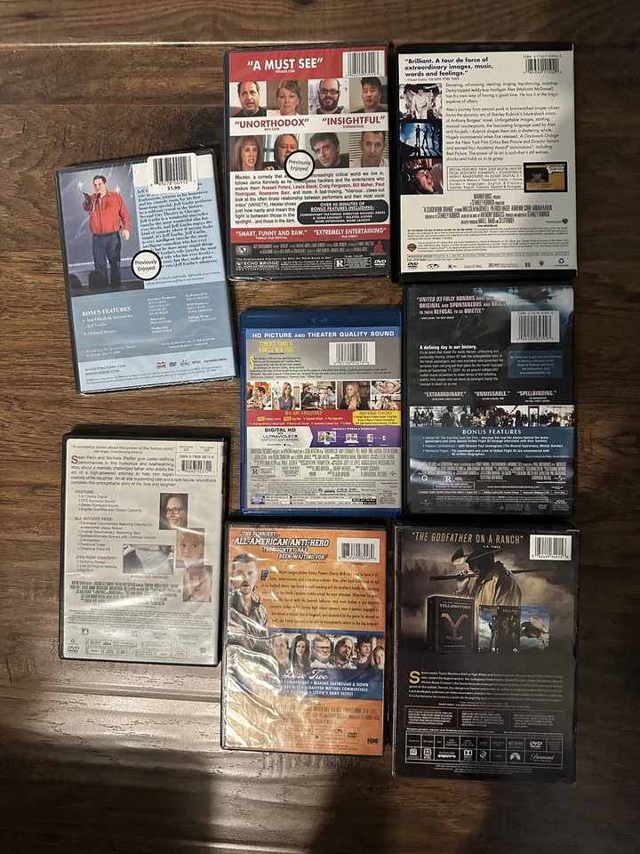 DVD (8) Lot Bundle Action, Adventure, Drama, Suspense Yellowstone season 2 3 — 第 2/3 张图片