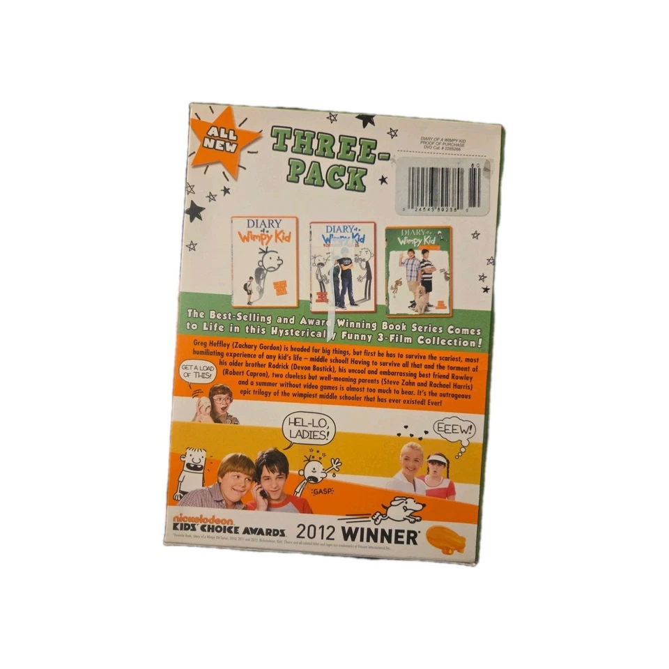 Diary of a Wimpy Kid 1/2/3 (DVD) - Image 3 of 3