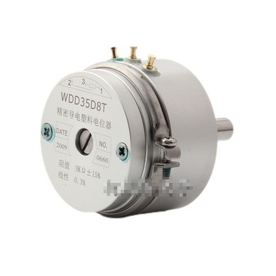 FOR Plastic potentiometer WDD35D-8T 10K with spring self resetting 0.3% linear