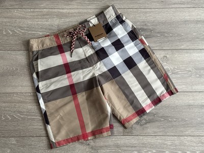 Burberry Check Badeshorts Archive Beige Kariert Swimming Pool Herren  M  MEDIUM