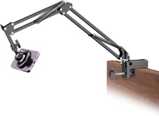 Magnetic Gooseneck Bed Desk Phone Holder for Magsafe Laying Down Tablet Mount