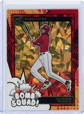 2024 Panini Donruss JAMES WOOD Bomb Squad Red Ice /149 - Washington Nationals