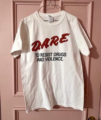 Vintage 80 s Or 90s D.A.R.E. T Shirt - Adult Small