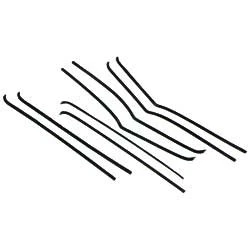 Chevrolet Brookwood 1958; juego de fieltro de ventana; 4 puertas; camioneta Foto 2 de 4