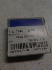 Kioti T2440-16401 Thrust Ball Bearing New Old Stock