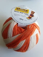 Regia World "Ball" Color Sock - Nation Colors - Netherlands - 75% SW Wool - 100g