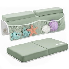 Baby Bath Kneeler with Elbow Rest Pad, Non-Slip Foam Mat, Quick-Drying Cushio...