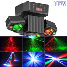 2 Arm Moving Head Light RGBW Beam Laser Disco Ball Light DJ Stage Lighting DMX