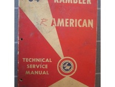 Vintage 1964 Amc Rambler American Service Repair Manual Original Nice