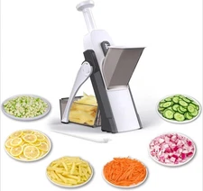 Safe Slicer , Adjustable Vegetable Food Chopper Potato Fries French Fry Cutter