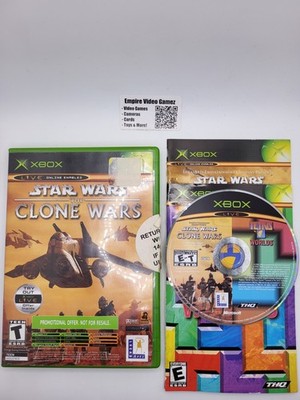 Star Wars: The Clone Wars/Tetris Worlds (Microsoft Xbox, 2003) - Complete - CIB
