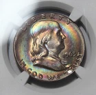 1963-P US Franklin Half Dollar 50c NGC MS63 Cool Tone!! Nice Rings -NR-