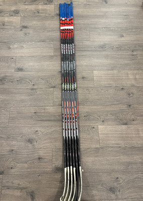 6 Total- Bauer Vapor Flylite Pro Return Hockey Sticks (Pavel Buchnevich)
