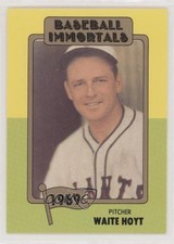 1980-84 SSPC Baseball Immortals 1st Printing Waite Hoyt #113 HOF 0e3
