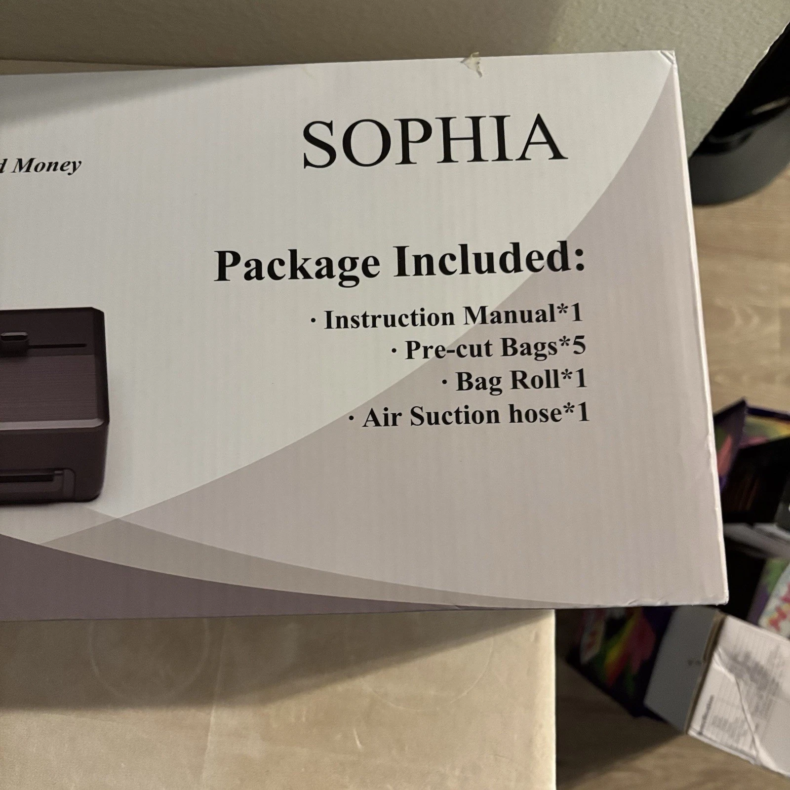 (2)NEW FOOD VACUUM SYSTEM SOPHIA AUTOMATIC VACUUM SEALER/Model DK-20. (uten Inc)