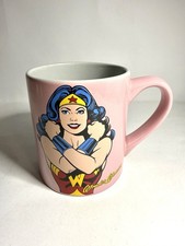 Wonder Woman Coffee Mug Pink  DC Comics