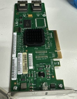 LSI SAS 3081E-R 8- port SATA/SAS 3Gb/s PCI RAID Controller Card Low bracket