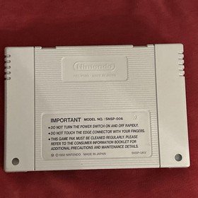 DISNEY'S ALADDIN Super Nintendo NES SNES UK / EUROPEAN PAL Version Spiel