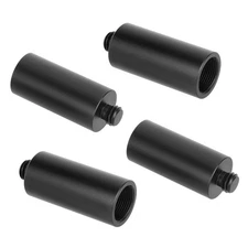 4Pcs CAMVATE 5/8"-27 Female to 3/8"-16 Male Microphone Stand Adapter 2" Length