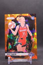 Julie Vanloo #42 2024 Panini Prizm WNBA Ice Orange Prizms RC