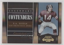 2006 Playoff Contenders Legendary Black 30/100 YA Tittle #LC-23 HOF 0a6