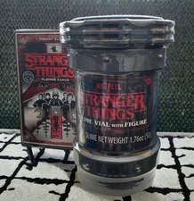 Stranger Things Slime Vial W/ Mini Demodog Figure & Theory 11 Playing Card Deck