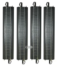 4 Pcs HO Scale 9" Steel Straight Track Bachmann 44411