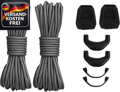 Dünne Schnürsenkel 1,5mm Schnellverschluss für Sportschuhe Wanderstiefel Laufzub