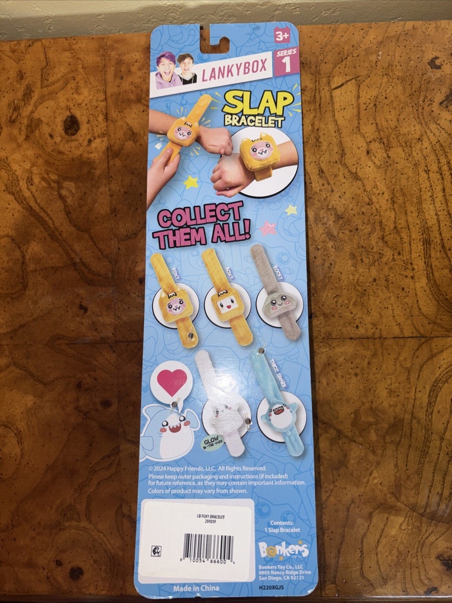 LankyBox Foxy Slap Bracelet Series 1 Plush Collectible 2024 New