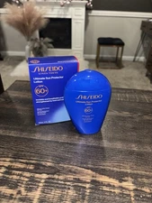 Shiseido Ultimate Sun Protector Lotion SPF60+ Size 150ml /5 Oz - NIB - Exp 10/26